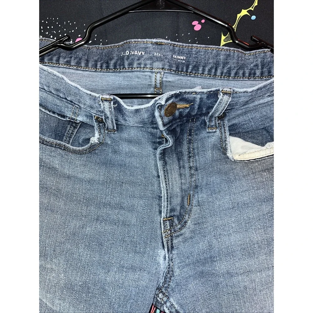 Old Navy‎ Men's Built in Flex Skinny Blue Denim Stretch Jeans Size 32x32